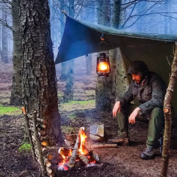 Bushcraft Campfire