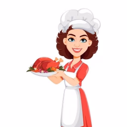 Maddie cooking