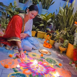 Rakhi gardening and creativity