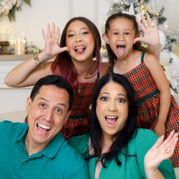 Familia Perrier com Lulu Perrier 