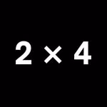 2 x 4