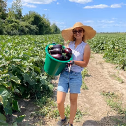 Pinay farmer in Canada