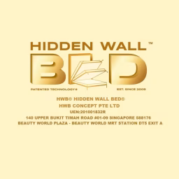 HWB® HIDDEN WALL BED® since 2009 @ MRT DT5 Exit A 