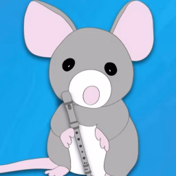 Mini Blockflötenmaus