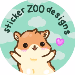 Sticker Zoo Designs