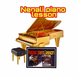 Nepali piano lesson