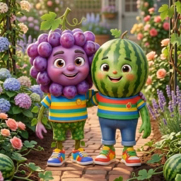 Watermelon & Grape World