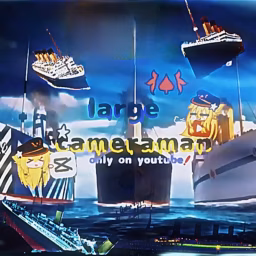 large cameraman ocean liner edit