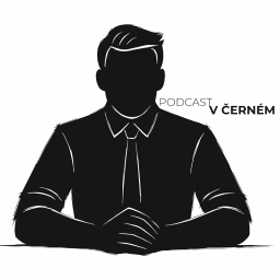 V černém